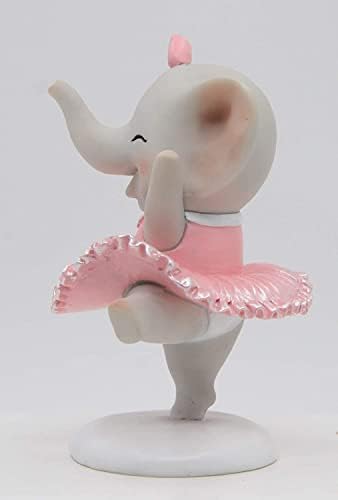Comfy Hour Wildlife Collection Cute Dancing Elephant Figurine