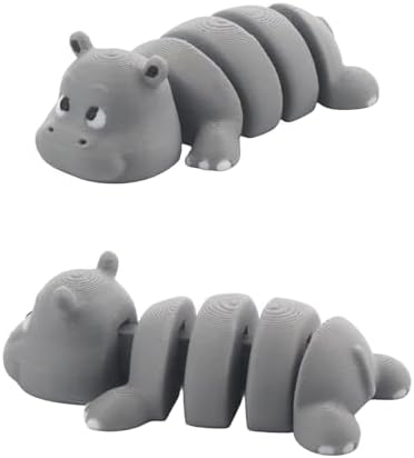 EMM-MaMaLike 3D Printed Poseable Hippopotamus Statue