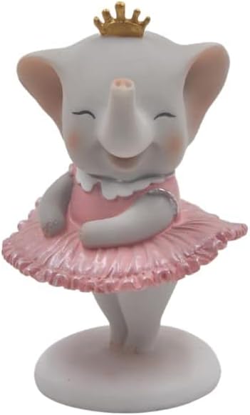 Comfy Hour 5 Inch Cute Dancing Ballet Elephant Figurine