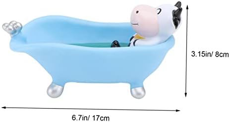 UTHCLO Cartoon Animal Bathtub Soap Holder Drainer Tray
