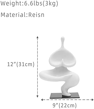 Aurtem Luxury Resin Yoga Sculpture Statue for Home Decor