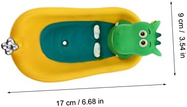 Dinosaur Soap Dish Cartoon Storage Drain Box