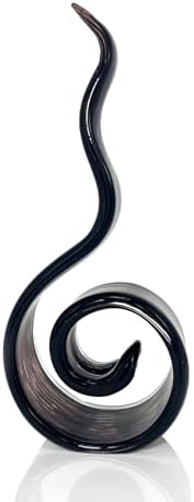 ORRFIDDY 115 Tall Glass Flame Sculpture Home Decor
