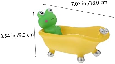 PAMINGONO Cartoon Soap Dish Quick Drainage Sturdy 1