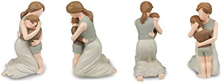 Mother and Son Figurines Statues Ivory