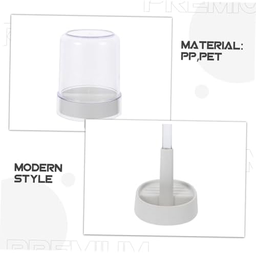 IMIKEYA Toothbrush Holder with Cover and Cup Slot