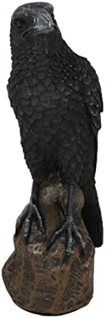 Ebros Gift 6 Inch Gothic Raven Figurine Sculpture