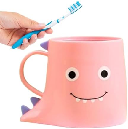 Cute Dinosaur Toothbrush Holder for Kids and Adults