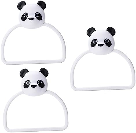 SWOOMEY 3PCS Cartoon Wall Mounted Towel Rack