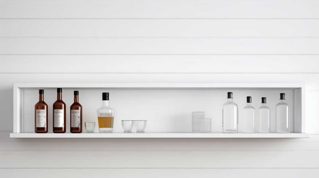 LINOXE Medicine Cabinet Replacement Shelf - 3 Depth 145 Length