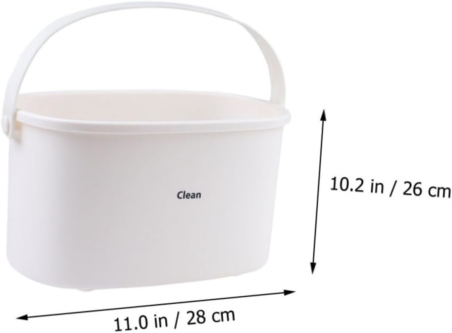 Holibanna Plastic Bath Basket Portable Storage Bin