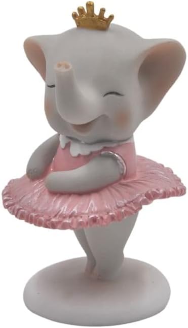 Comfy Hour 5 Inch Cute Dancing Ballet Elephant Figurine
