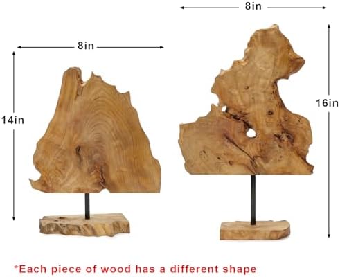 NAHARO Handcarved Root Wood Sculpture - Rustic Decor