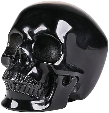 MRSKULL 25 Inch Halloween Crystal Skull Statue
