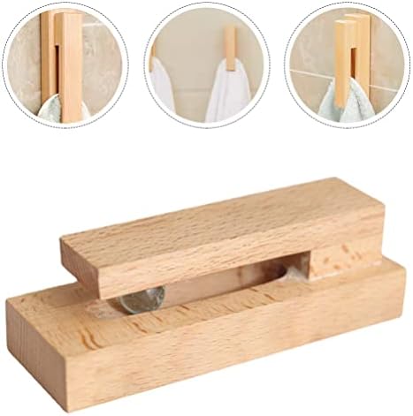 Cabilock Modern Solid Wood Towel Hook