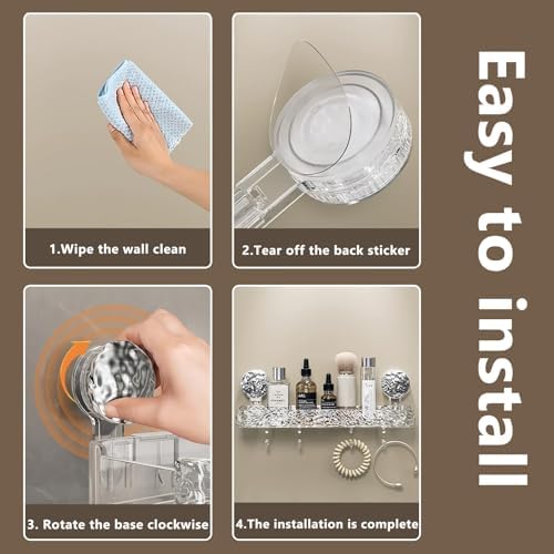 AYWSTC Suction Cup Shower Caddy Organizer
