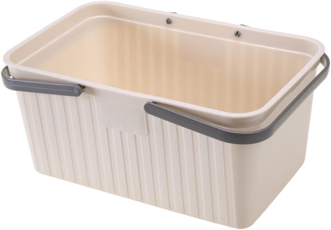 CANIGHT Portable Shower Basket with 2 Handles for Bathroom Storage