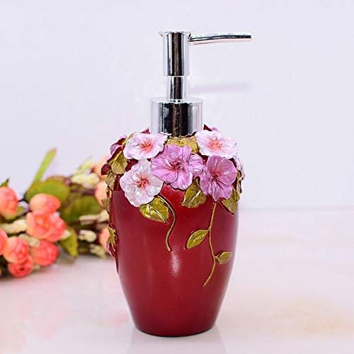 LUANT Marquee Red 5-Piece Bath Set