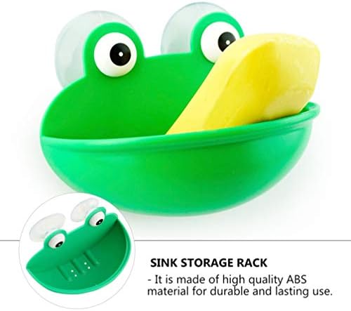 Wall Mounted Soap Dish with Drain Hole and Suction Cup