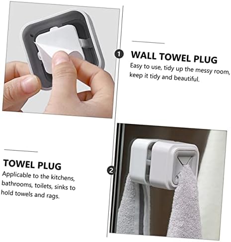 ULTECHNOVO 4Pcs Wall Mount Towel Rack