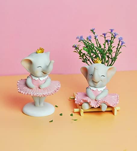 Comfy Hour Wildlife Collection Cute Dancing Elephant Figurine