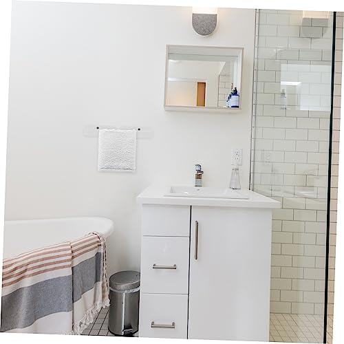 KITANDOVE Hand Towel Holder Aluminum No-Drill Bathroom Rack