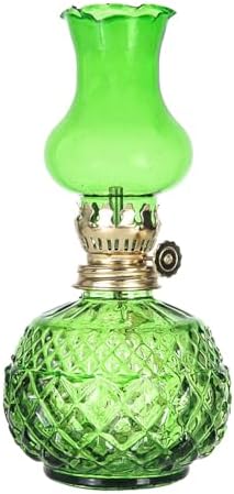 Classic Glass Oil Lamp Sculptures for Home Decor