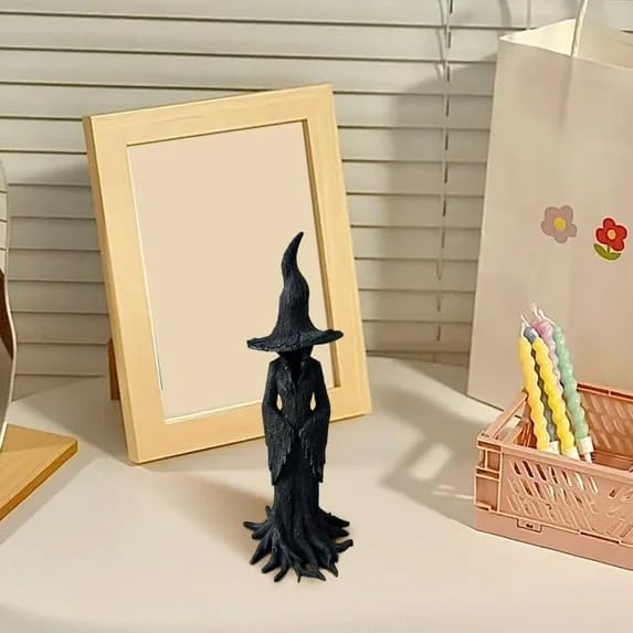 Halloween Witch Statue 118 Gothic Resin Figurine 1