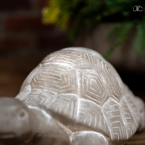 Urban Trends Modern Terracotta Turtle Figurine