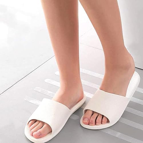 24 PCS Anti Slip Strips for Bathtub Shower Stairs - White