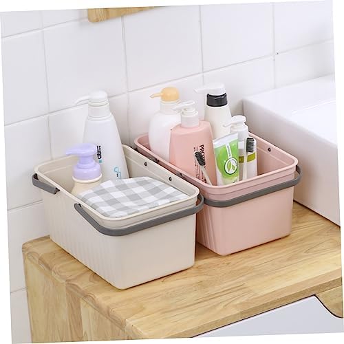 CANIGHT Portable Shower Basket with 2 Handles for Bathroom Storage