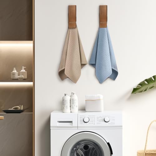Wood Towel Hooks for Bathroom Light Brown S