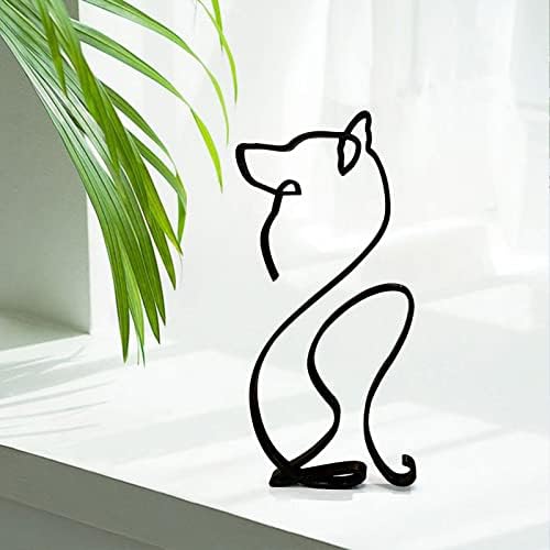 Minimalist Dog Statue Small Figurine Home Decor