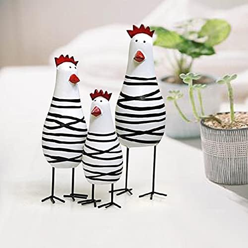 Notakia Wooden Rooster Home Decor Set of 3