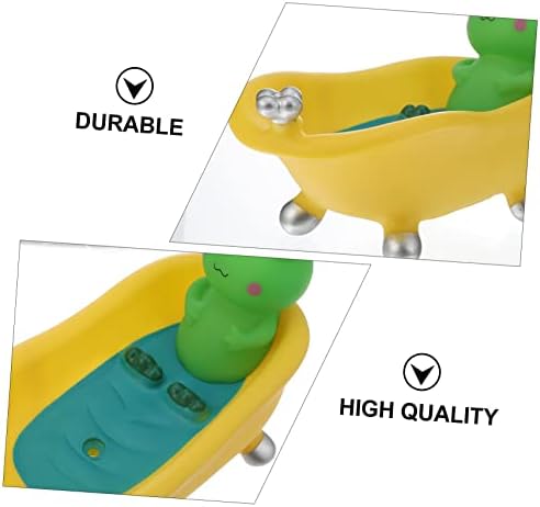 1pc Frog Shape Soap Dish Draining Holder for Bathroom Kitchen