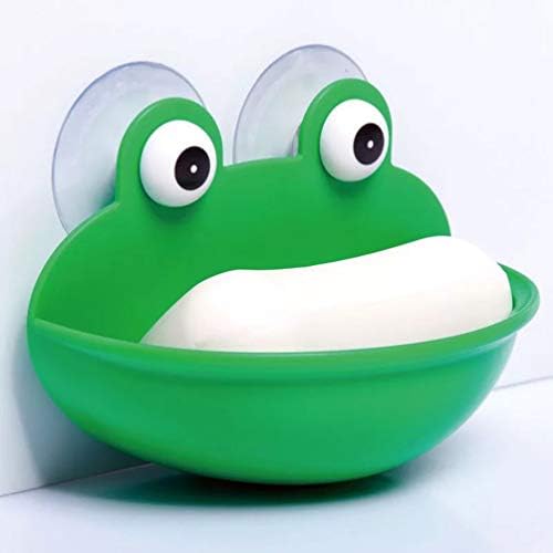 Wall Mounted Soap Dish with Drain Hole and Suction Cup