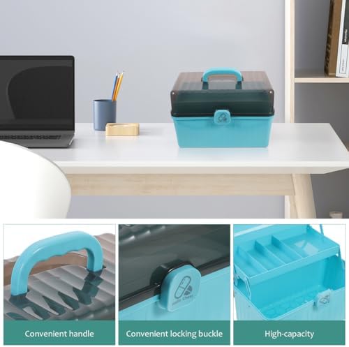 Tofficu 3-Layer Medicine Cabinet Organizer Storage Box