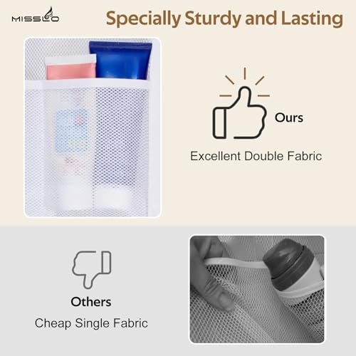 MISSLO Shower Caddy 5 Pockets Hanging Organizer