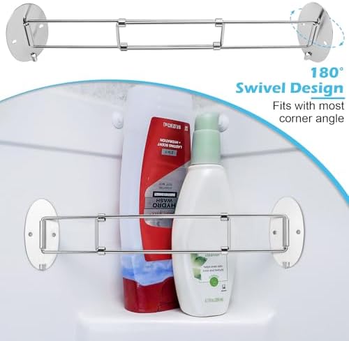 2025 Upgraded Adjustable RV Shower Caddy 2 Pack