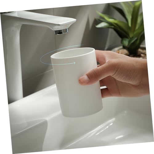 2pcs Reusable Plastic Toothbrush Cups for Bathroom