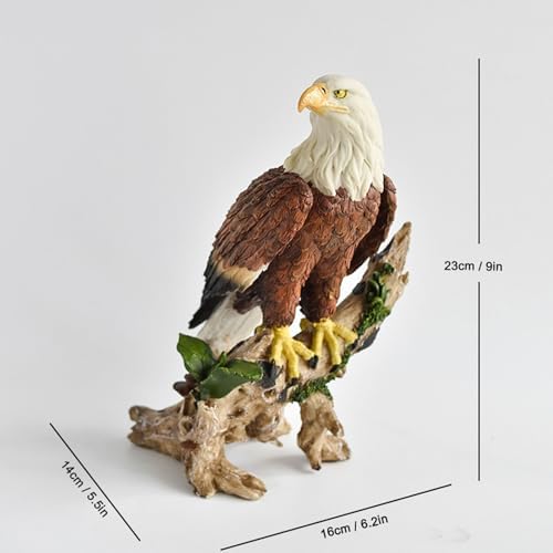 JINGTIANCD Bald Eagle Statue Patriotic Decorative Figurine