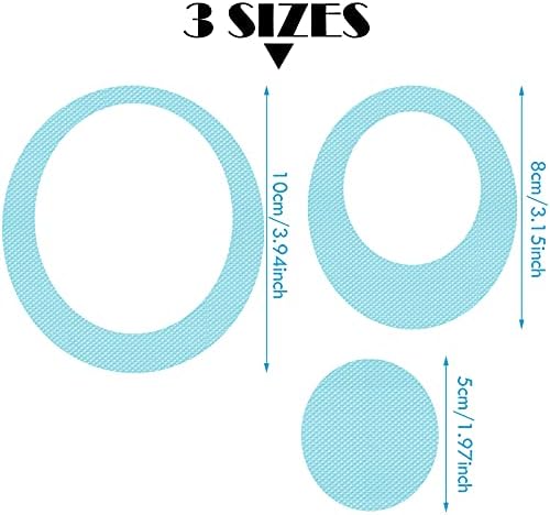 Tenare 45 Piece Non-Slip Bathtub Stickers Blue