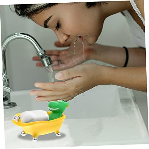Dinosaur Soap Holder Sponge Drain Dish for Kitchen Sink 1