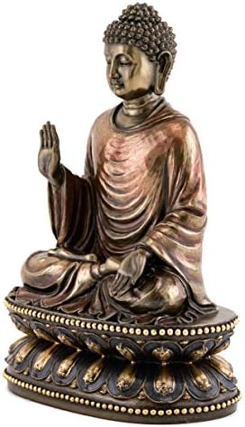 Top Collection Shakyamuni Buddha Statue Touching Earth 9 Inch Bronze