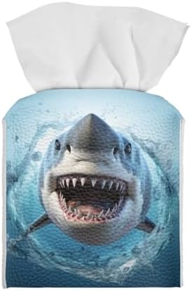 ZOUTAIRONG Cool Shark Tissue Box Cover Holder