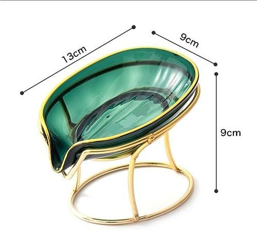 Valcla Soap Dish Green 45 Degree Self Draining Bathroom Holder
