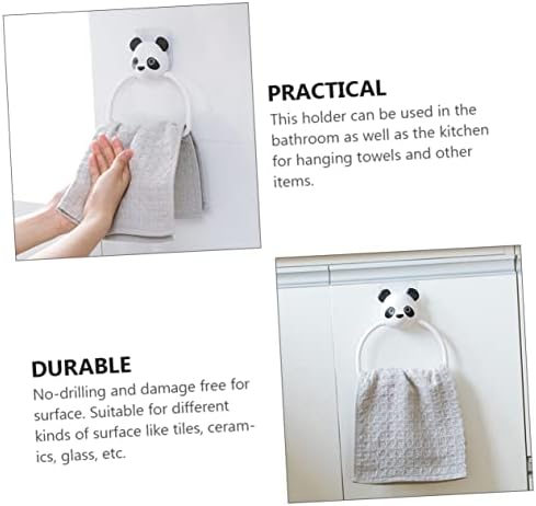 SWOOMEY 3PCS Cartoon Wall Mounted Towel Rack