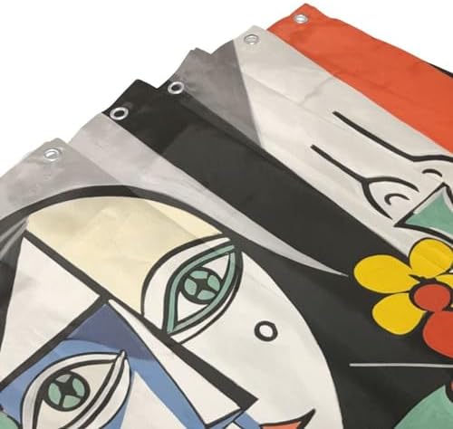 DAOWANGZUO Female Face Shower Curtain Set 72x72in