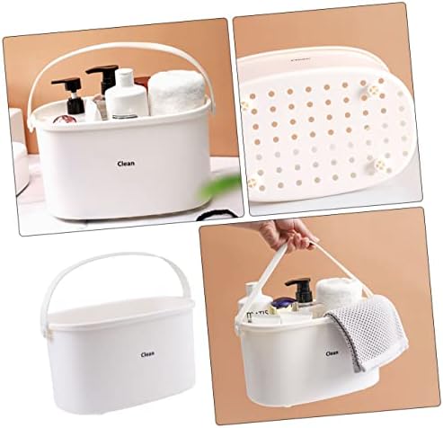 Holibanna Plastic Bath Basket Portable Storage Bin