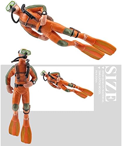 Nudsfuii Mini Diver Statue Home Decor